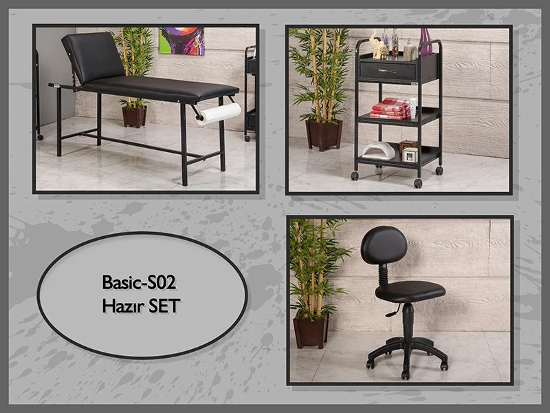 Hazır Setler | MC-5002 | Sedye, Cihaz Sehpası, Sandalye