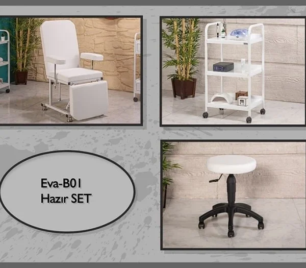 Hazır Setler | MC-5032 | Hareketli Koltuk, Cihaz Sehpası, Tabure