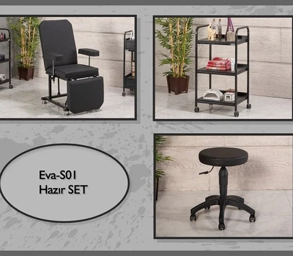 Hazır Setler | MC-5036 | Hareketli Koltuk, Cihaz Sehpası, Tabure