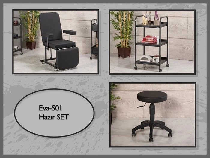 Hazır Setler | MC-5036 | Hareketli Koltuk, Cihaz Sehpası, Tabure