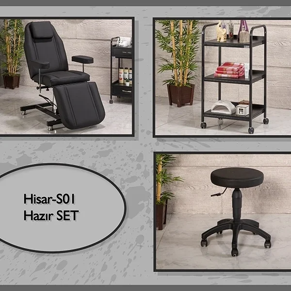 Hazır Setler | MC-5015 | Hareketli Koltuk, Cihaz Sehpası, Tabure