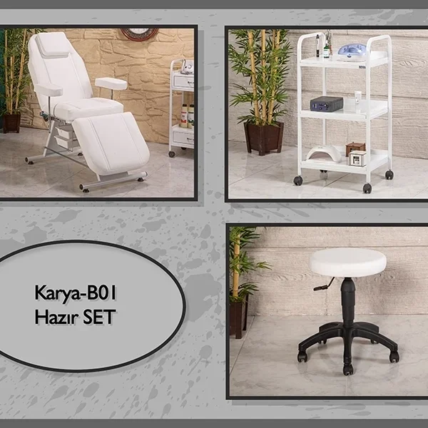 Hazır Setler | MC-5043 | Hareketli Koltuk, Cihaz Sehpası, Tabure