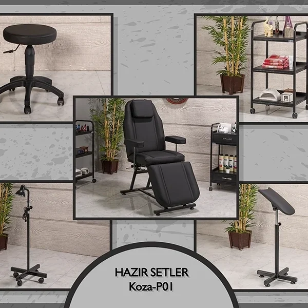 Hazır Setler | MC-5020 | Koltuk, Sehpa, Tabure, Lamba, Kolluk